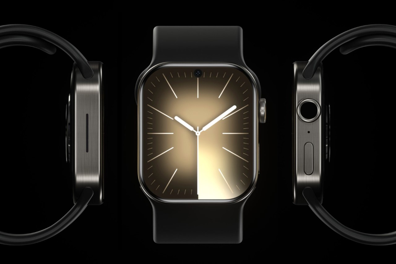 这款10周年纪念Apple Watch Concept配备了摄像头、边缘到边缘屏幕和TouchID的Watch X---酷图编号6