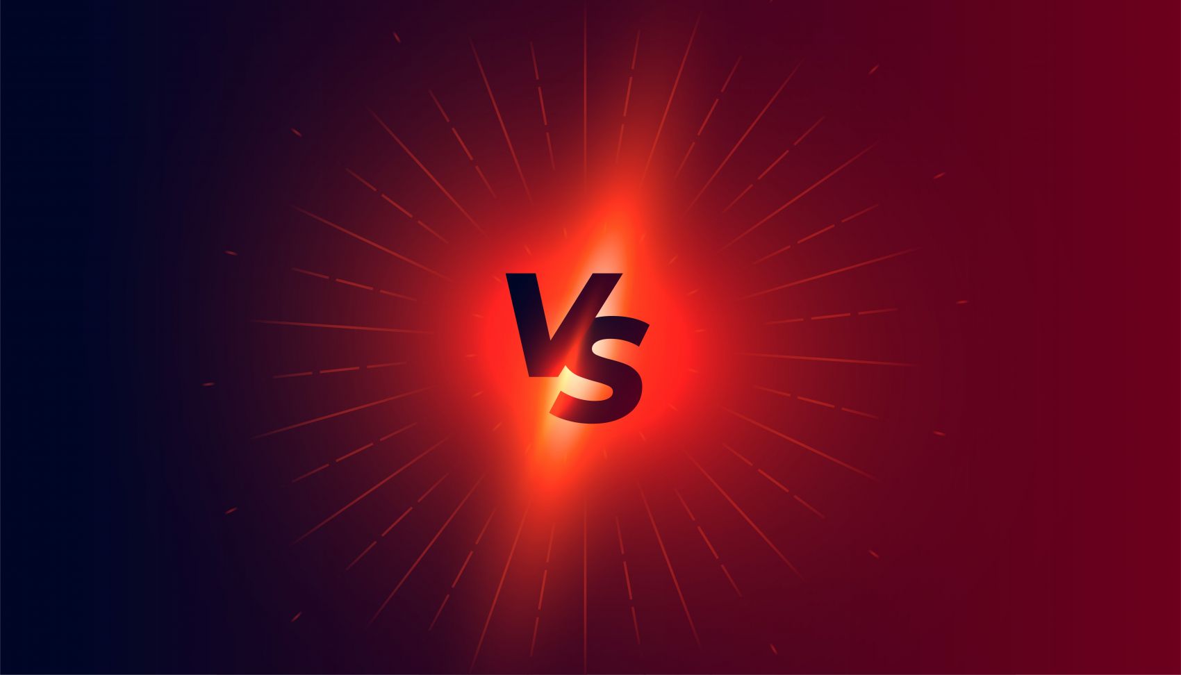 红色放射性VS对抗PK海报图片