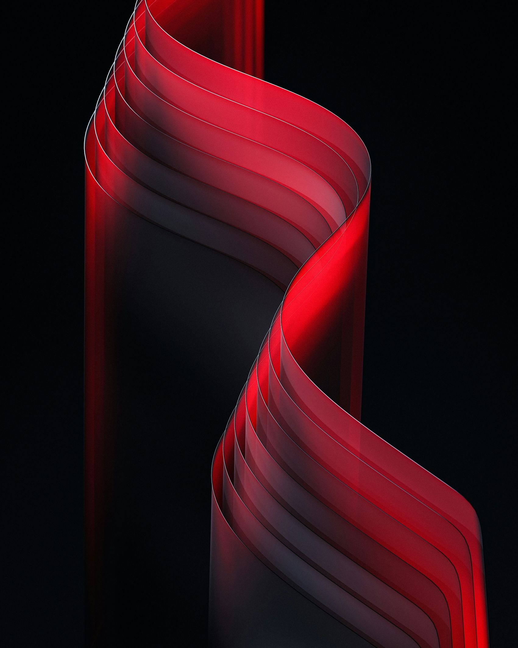 红色曲线运动抽象背景图图片