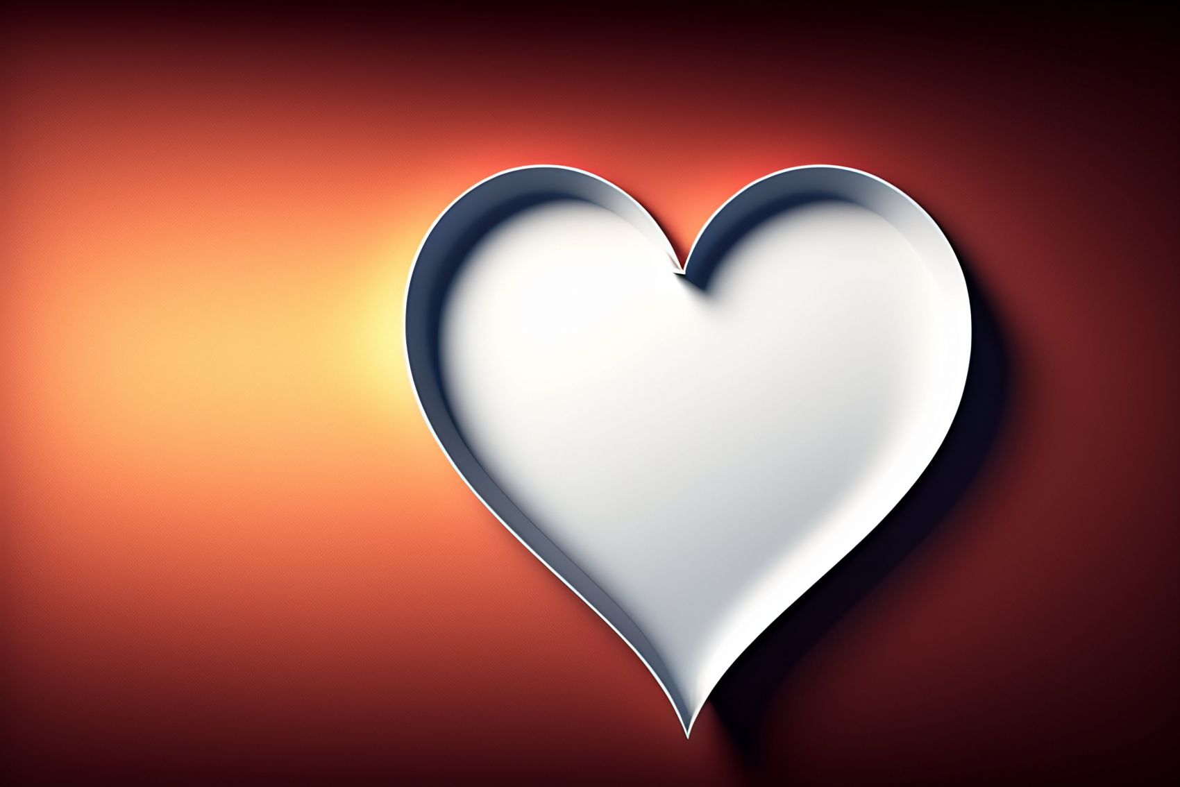 爱心陶瓷碗图片