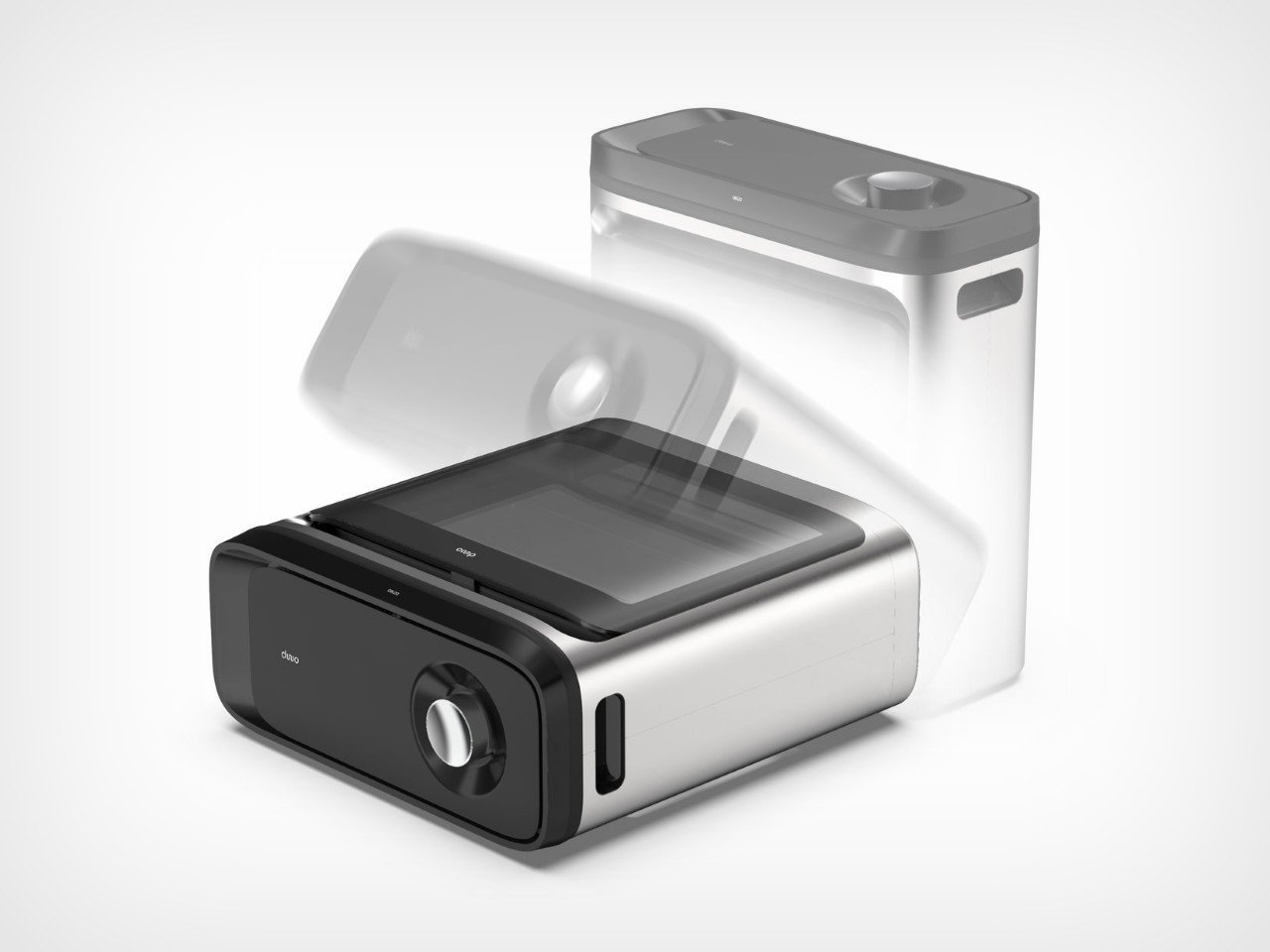 Dwo底部的滚轮有助于它在两个方向之间轻松过渡,使您能够轻松快速地在垂直和水平使用之间切换。在垂直方向上,Dwo非常适合多层次烹饪,比如烤面包、茶饼或一排饼干。然而,把它平放,你现在可以把一个更宽的平底锅放进去,使其成为披萨、更宽的蛋糕、佛卡奇亚饼、馅饼等的理想选择。当然,垂直或水平地调整烤箱的方向意味着加热线圈会根据方向而朝不同的方向。在水平状态下,你的披萨不一定从顶部或底部快速烹饪,因为加热线圈位于侧面。然而,通过一些巧妙的热力学工程,Dwo可以变成一个导热炉,这样你的披萨就可以均匀地烹饪,底部变黄,顶部有一层融化的奶酪!