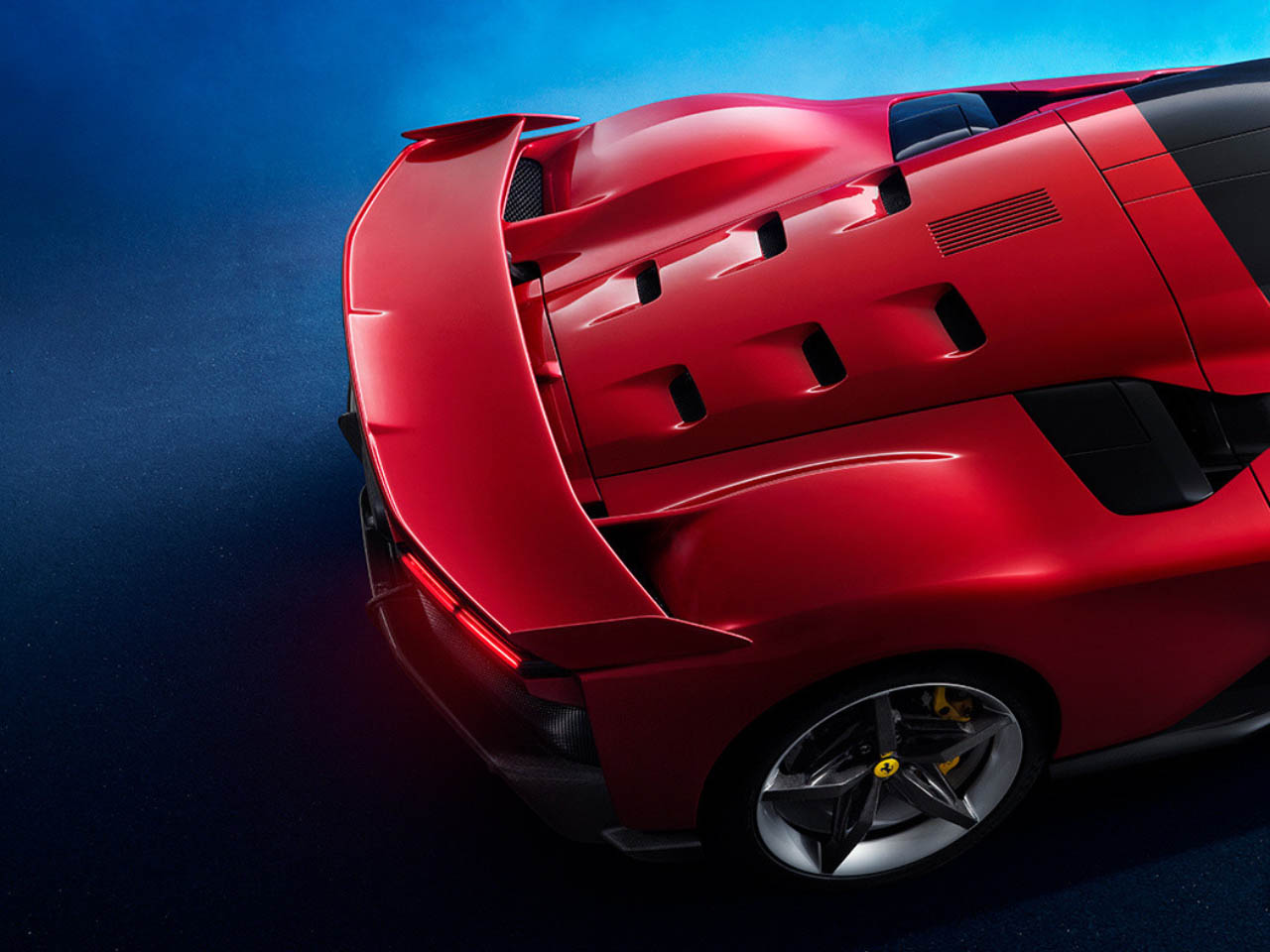 红色法拉利F80 V6混合动力车---酷图编号8