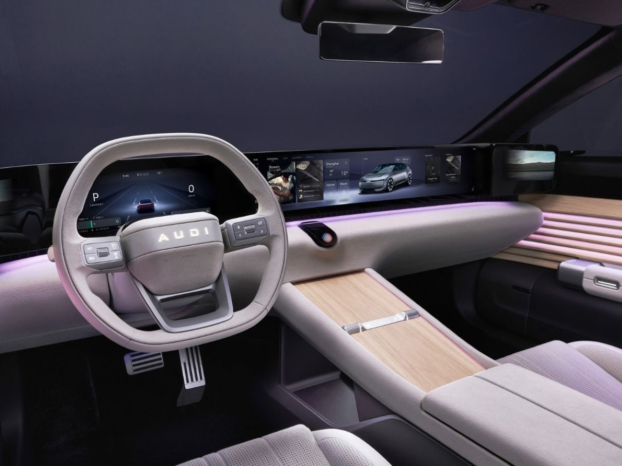 奥迪在中国推出没有标志性四环标志的新电动汽车品牌---酷图编号4