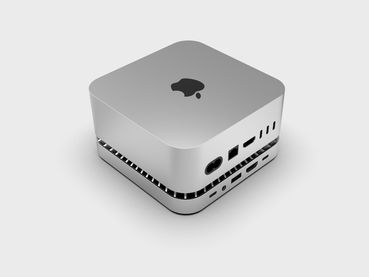 提供了一种时尚方式来扩展您端口和存储空间的MAC MINI M4扩展坞---酷图编号1