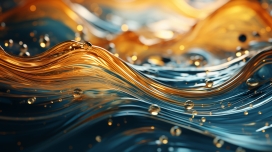 丝滑的铁艺水珠图