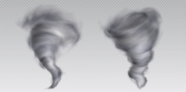 逼真的龙卷风风暴素材