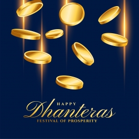 掉落的金色金币