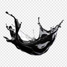 黑色油漆泼墨水墨素材