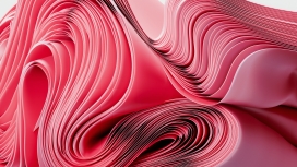 粉红色叠在一起的纸片塑料片