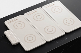 专为外出时设计的便利性和存储性可拆卸小巧的热板