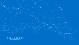 蓝色粒子科技网络链接素材