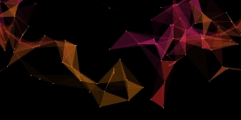 红色科技感菱形素材