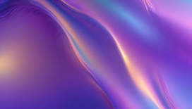 蓝紫色丝滑曲线背景