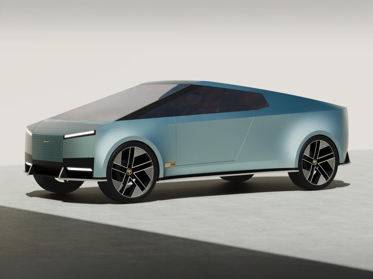 Type 00概念车-捷豹+赛博混搭卡车图片