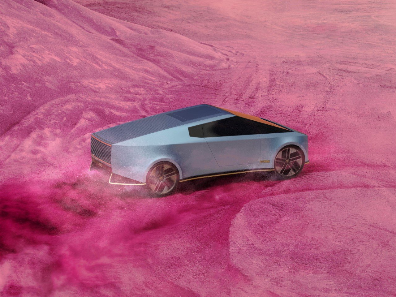 Type 00概念车-捷豹+赛博混搭卡车---酷图编号6