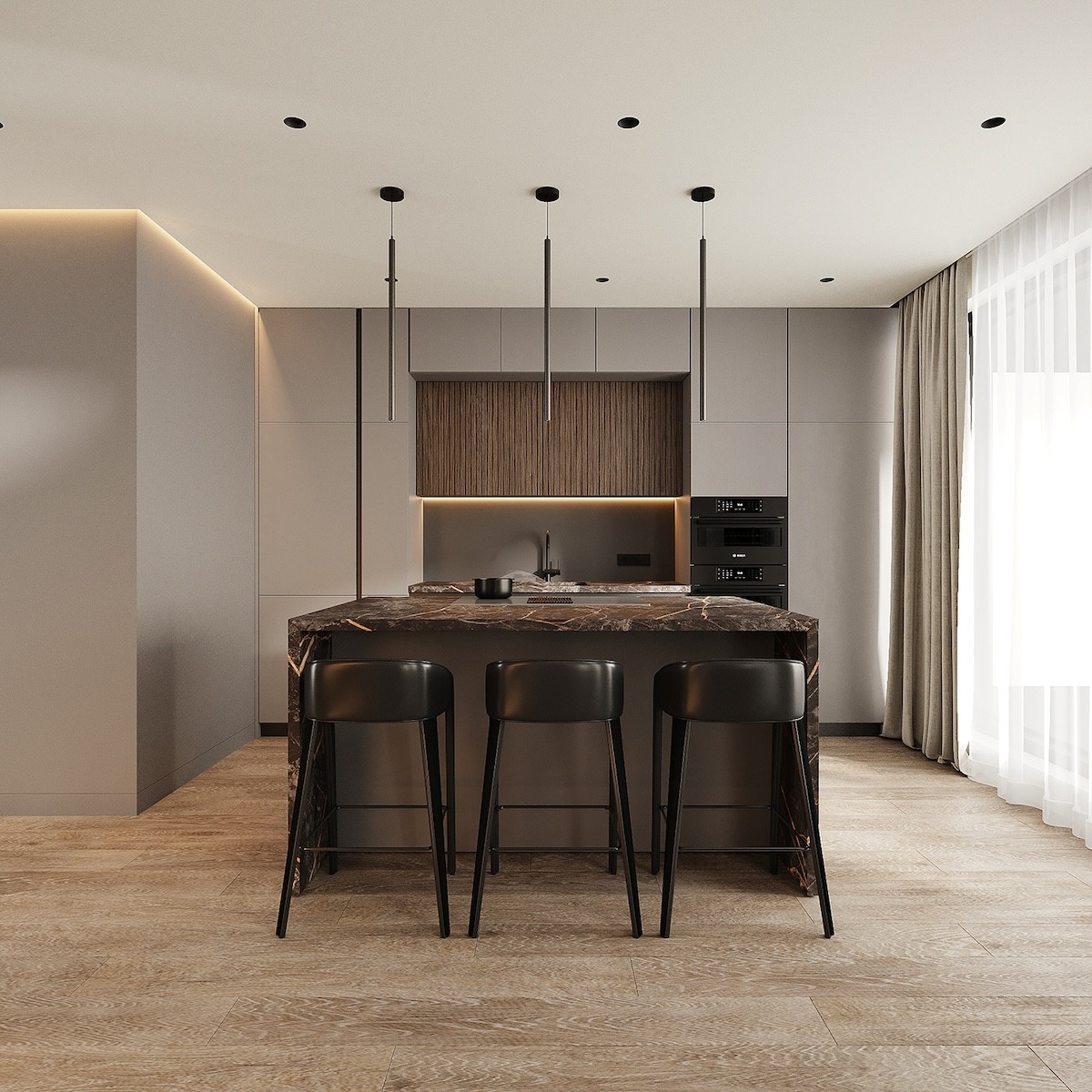 德国的现代优雅-令人惊叹的两层公寓内---酷图编号15