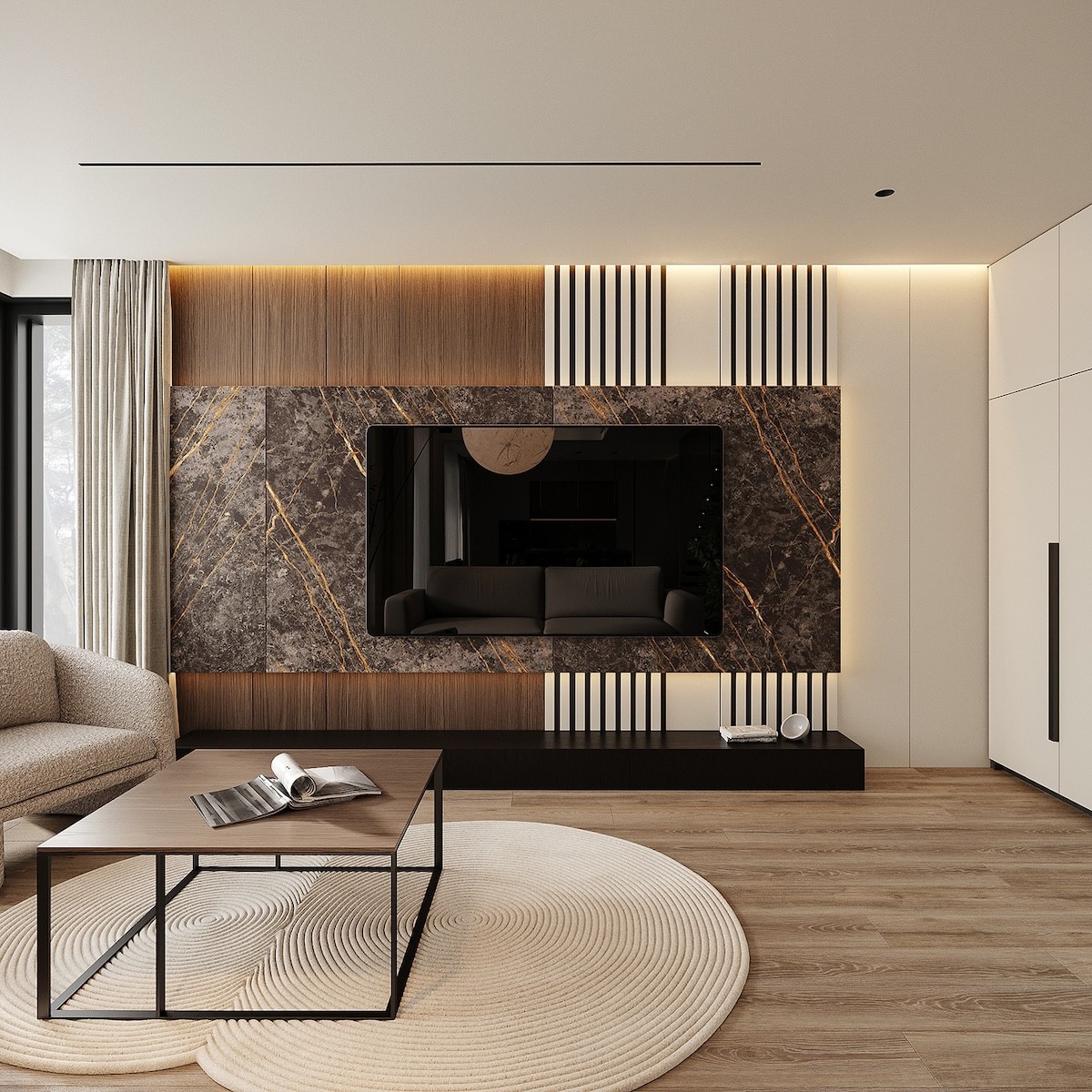 德国的现代优雅-令人惊叹的两层公寓内---酷图编号13