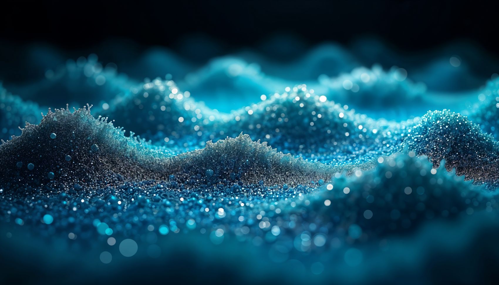 蓝色粒子食盐图图片