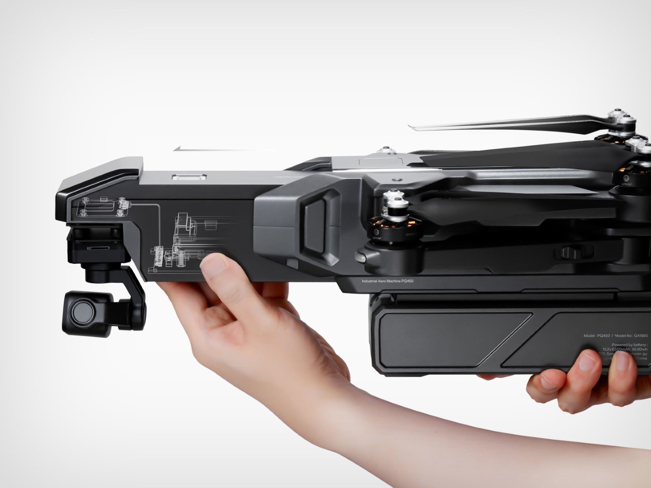 IF FRAMEWORK设计的一架无人机:满足模块化无人机概念,具有完全可升级的组件---酷图编号1