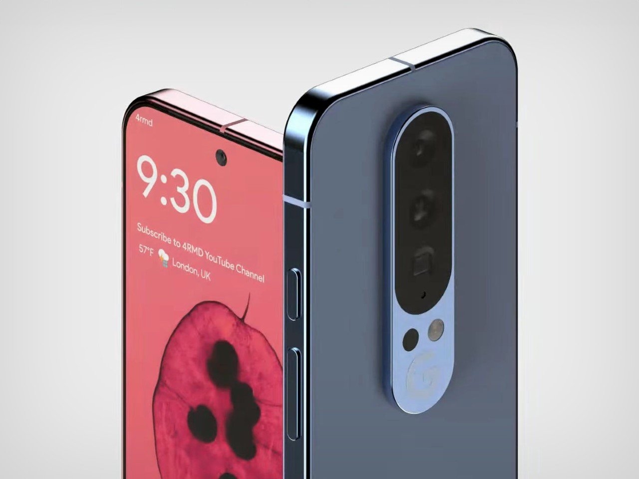 谷歌PIXEL 10 PRO概念手机推出了垂直摄像头凸起、更大的显示屏和张量G5芯片图片