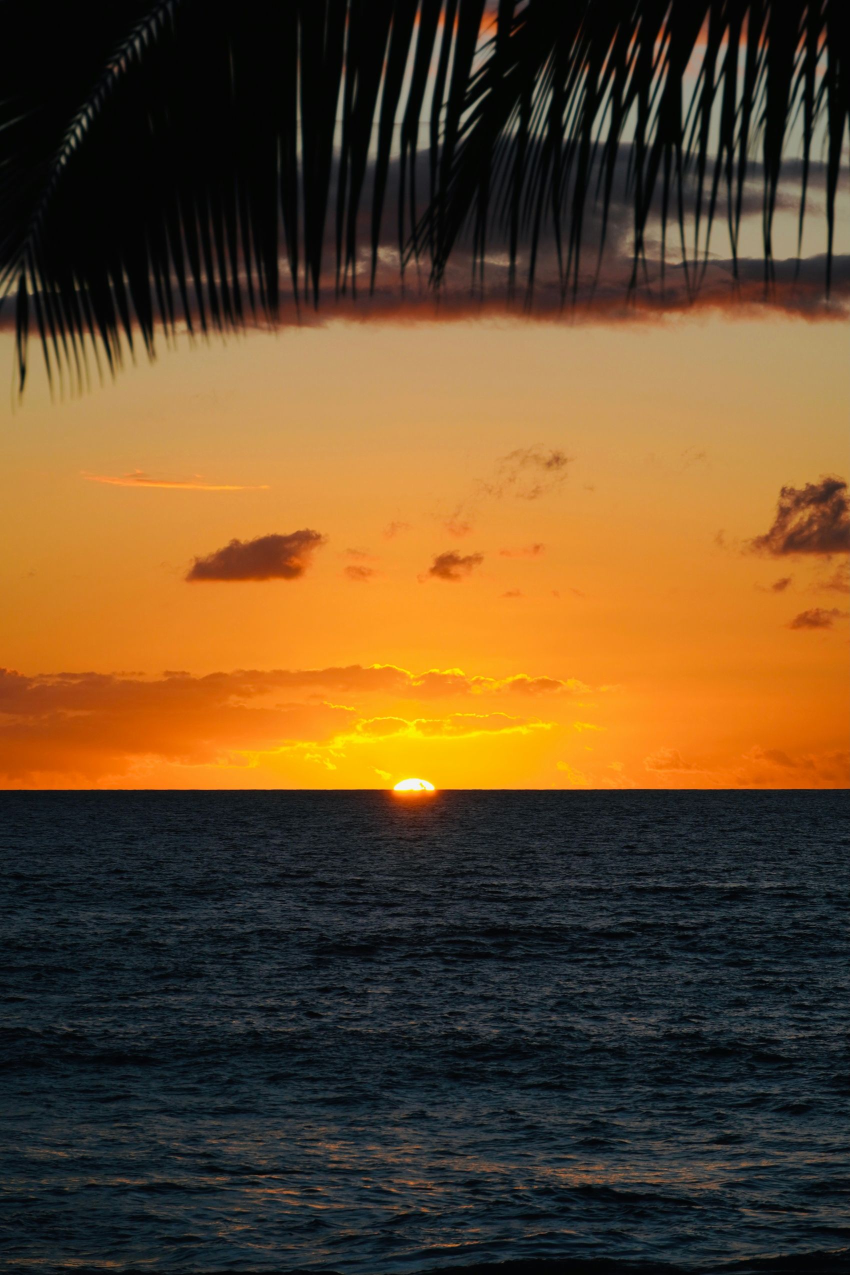海上日落日出美景图片