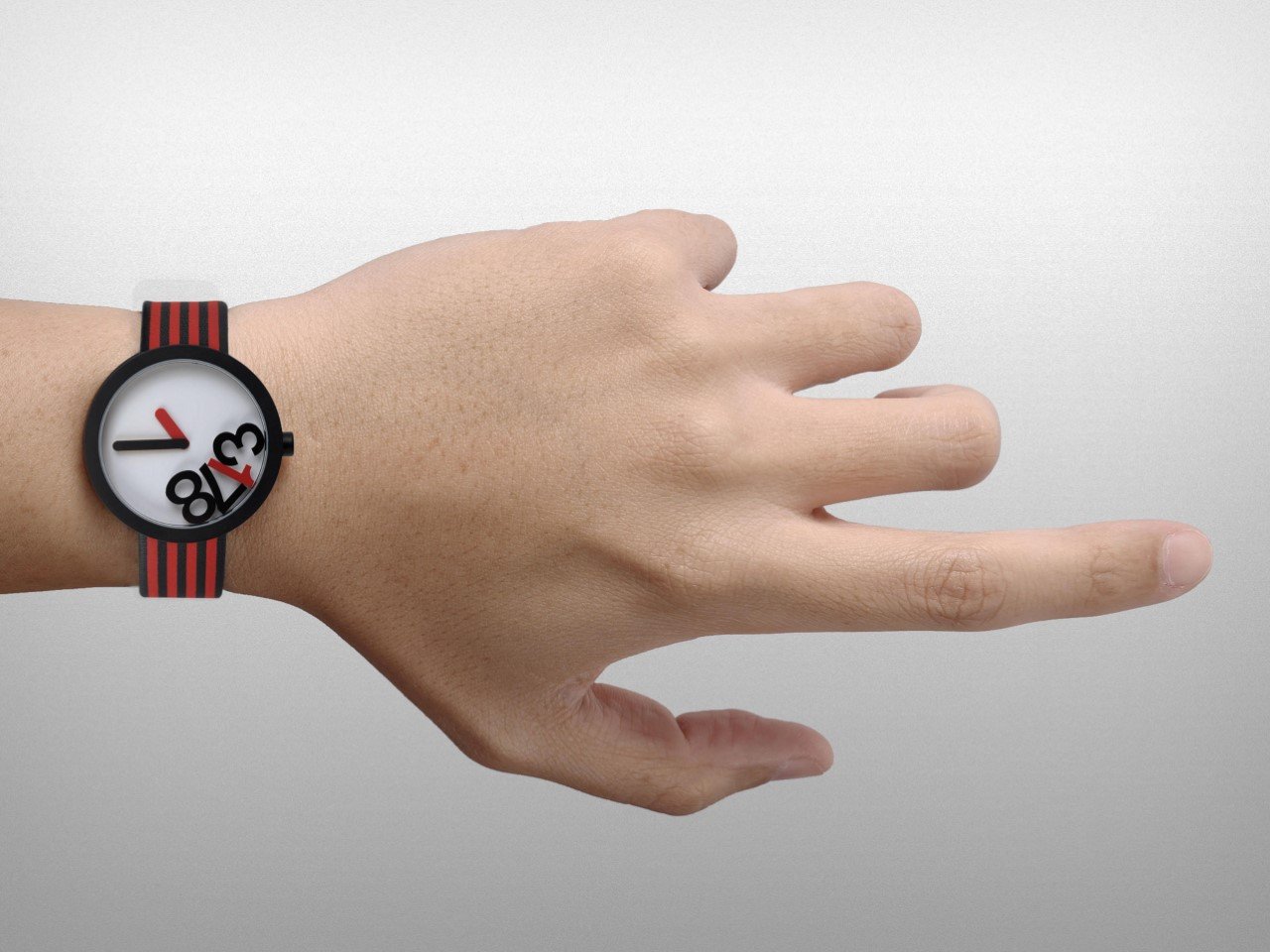 带有浮动数字的“娱乐时间”手表---酷图编号2