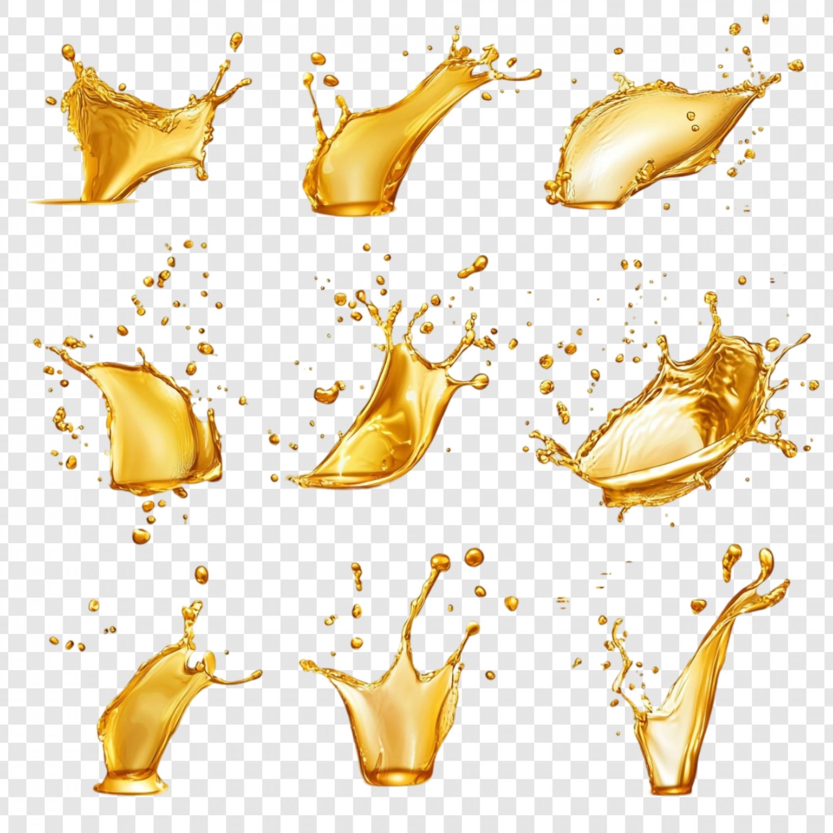 九款啤酒酒花液体液态素材图片