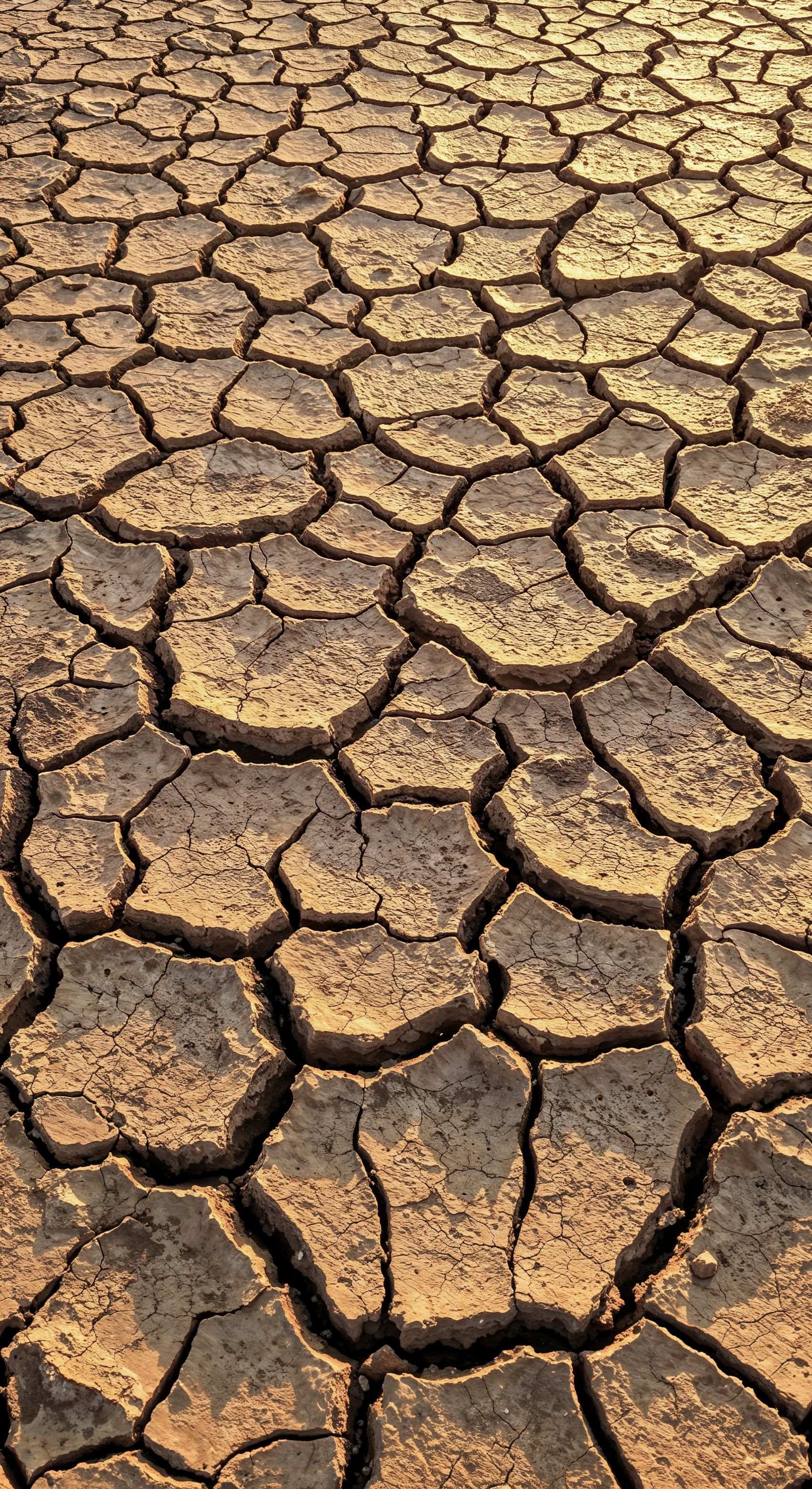 开裂干枯的黄土地图片