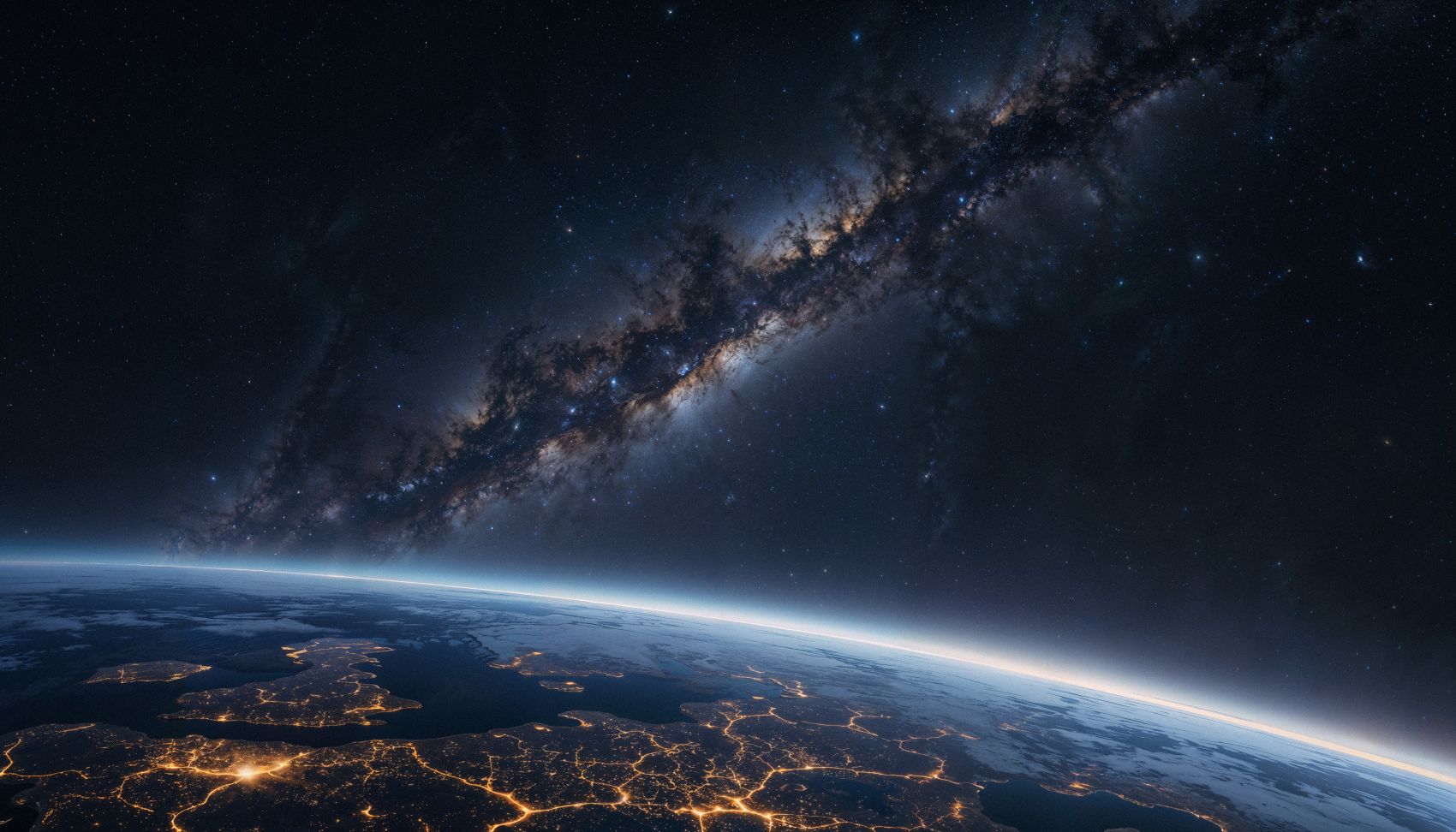 地球夜景图图片