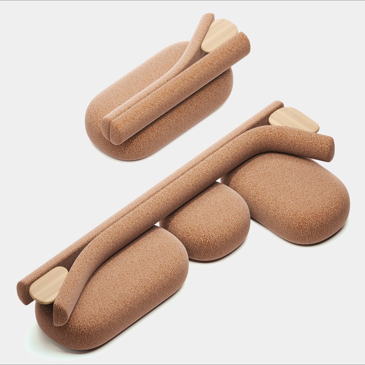 引发了人们对尴尬边桌设计讨论的奇怪概念沙发---酷图编号3