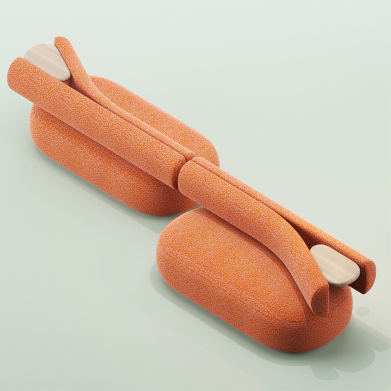 引发了人们对尴尬边桌设计讨论的奇怪概念沙发---酷图编号1