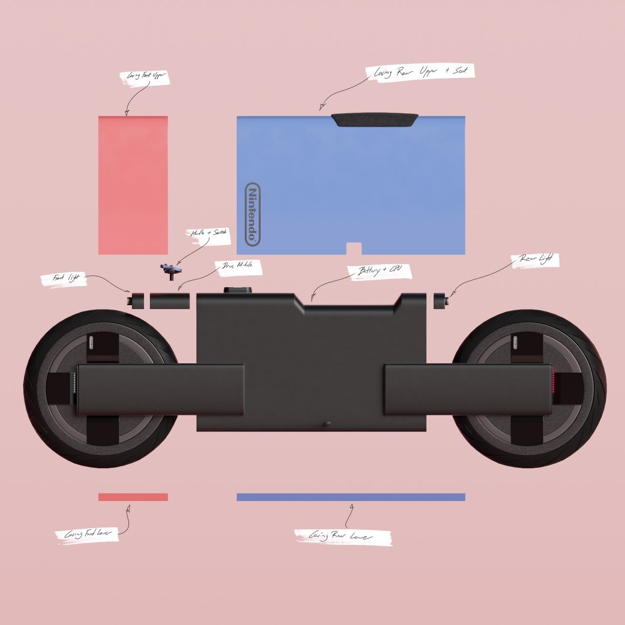 任天堂造的一辆电动自行车---酷图编号1