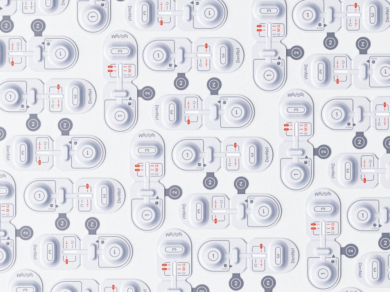 可以帮助早期发现和医疗干预的登革热家庭检测概念试剂盒---酷图编号4