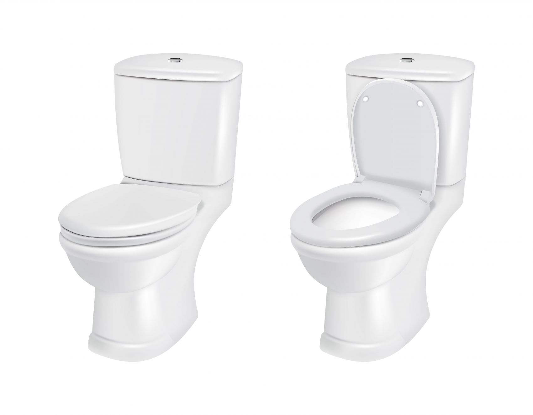 2款洁白的马桶素材图片