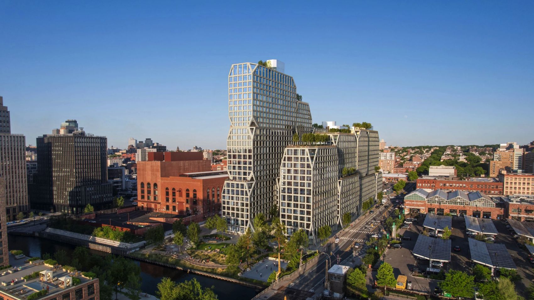 布鲁克林有“大量壁龛”的大设计倒角综合体图片