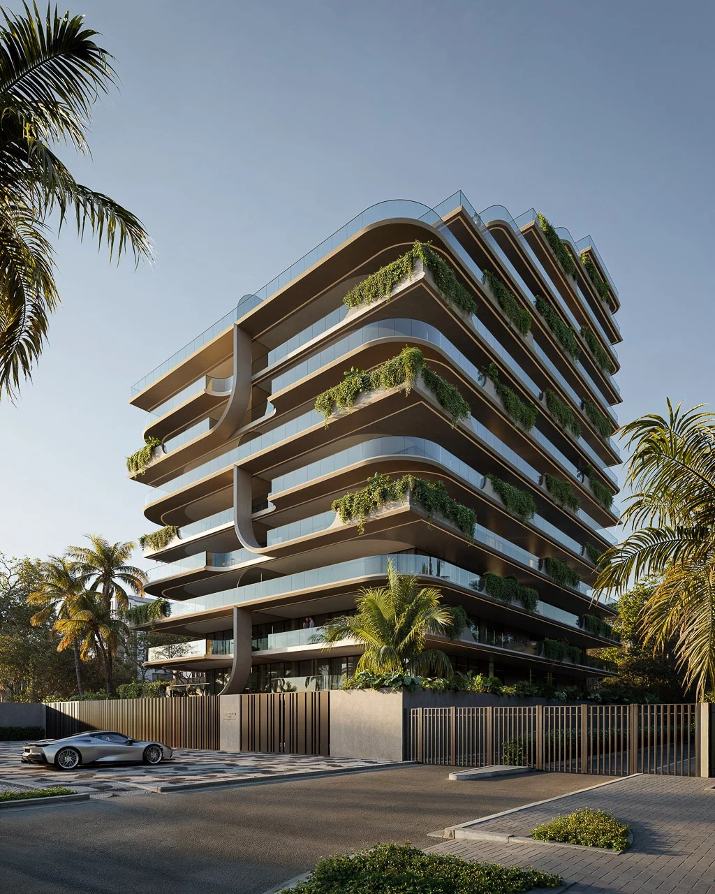 将汽车流动性转化为沿海风格的建筑---酷图编号6