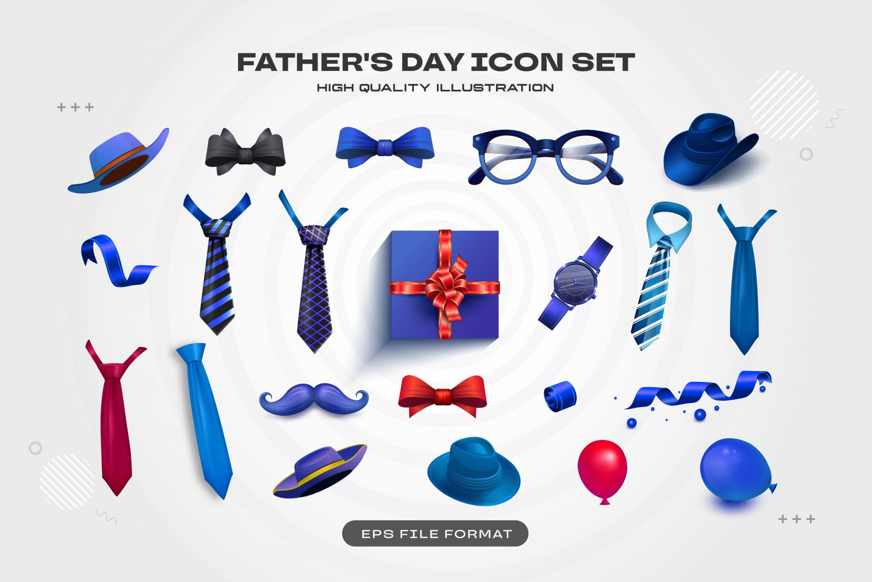 卡通逼真的领带领结图片