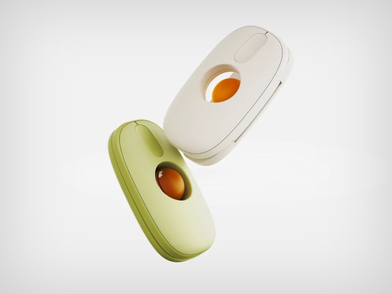 这款蛋形鼠标设计用于在规则和倾斜/垂直格式之间切换,以符合人体工程学---酷图编号1