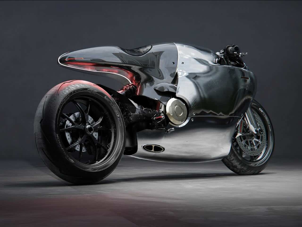 由“液态金属”制成的杜卡迪怪兽摩托车---酷图编号4