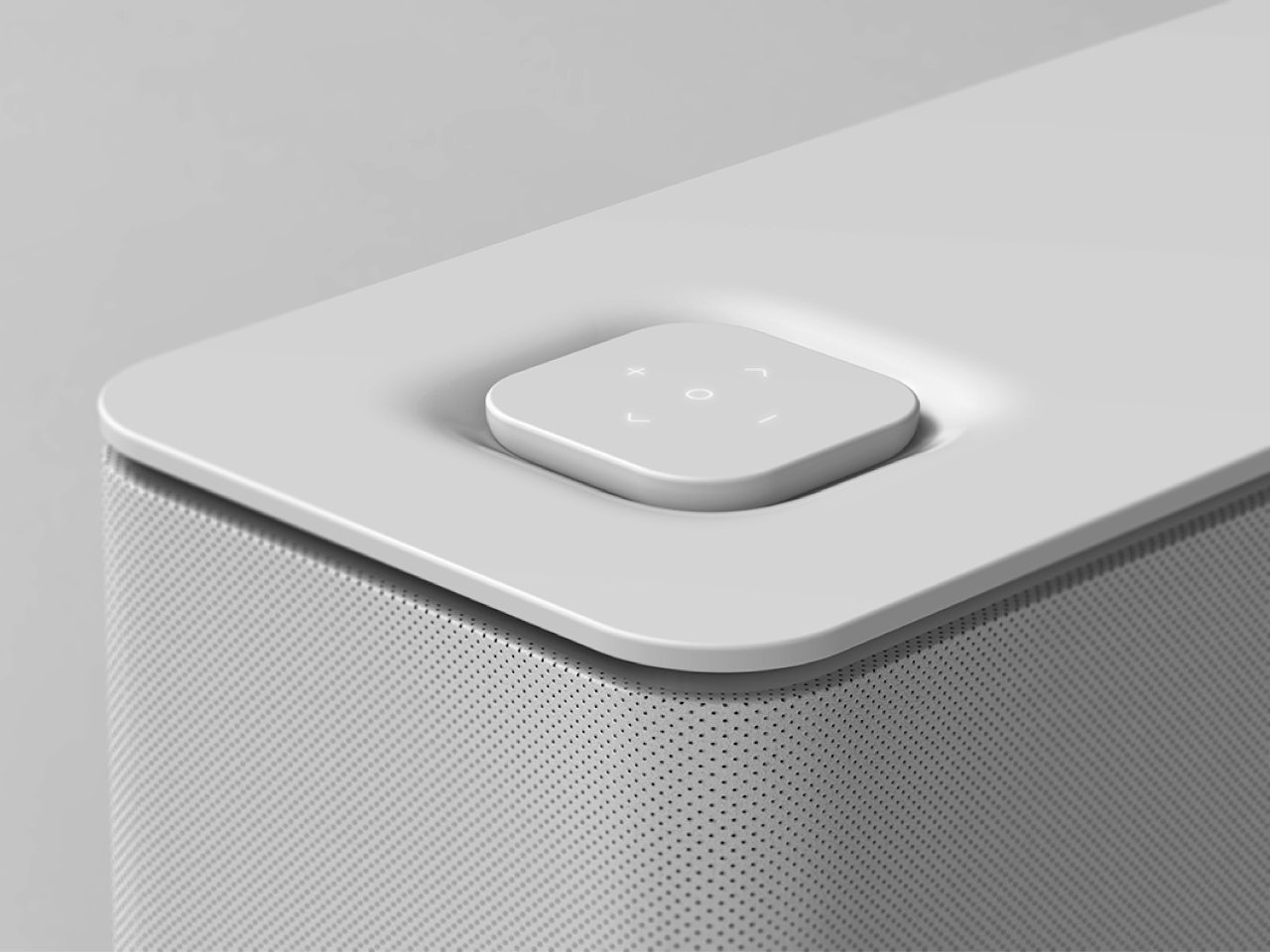 将极简主义设计与集成遥控器相结合的LJUD概念扬声器---酷图编号4