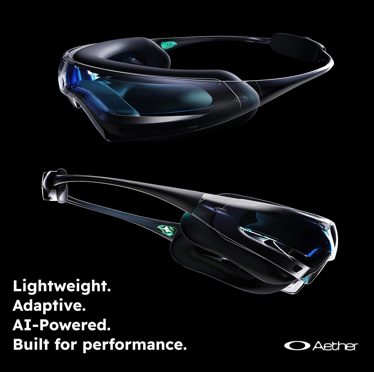 自带摄像头、激光雷达、抬头显示器和GEMINI AI的OAKLEY+googlear眼镜---酷图编号2