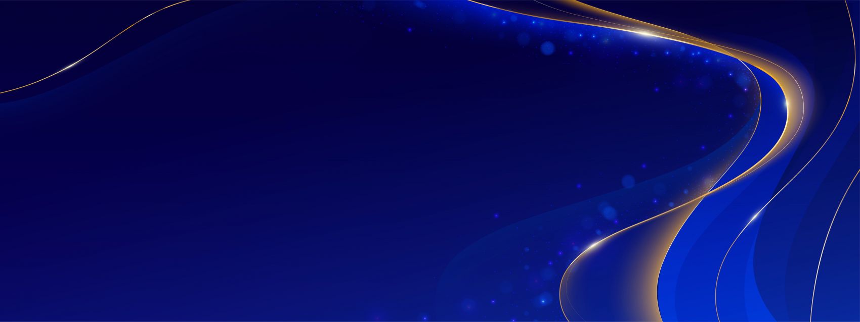 蓝金曲线的梦幻背景图片