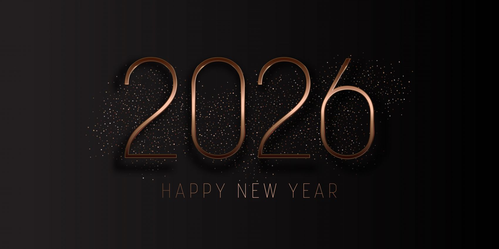 2026 新年主题黑金视觉设计图片