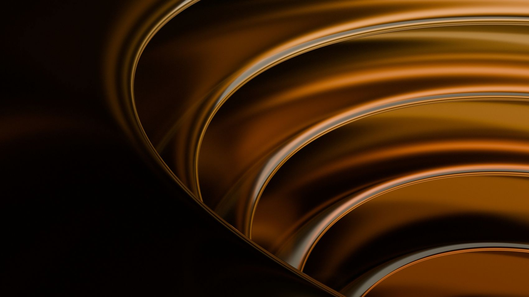 棕金色的抽象曲线艺术设计图片