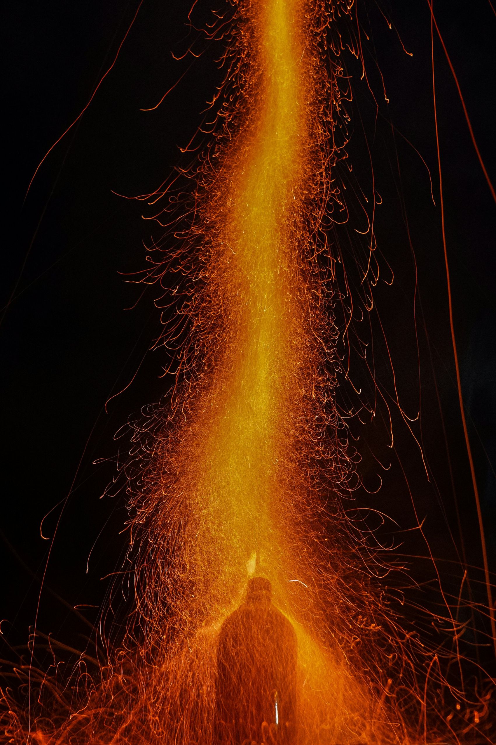 火舞艺术光影摄影图片