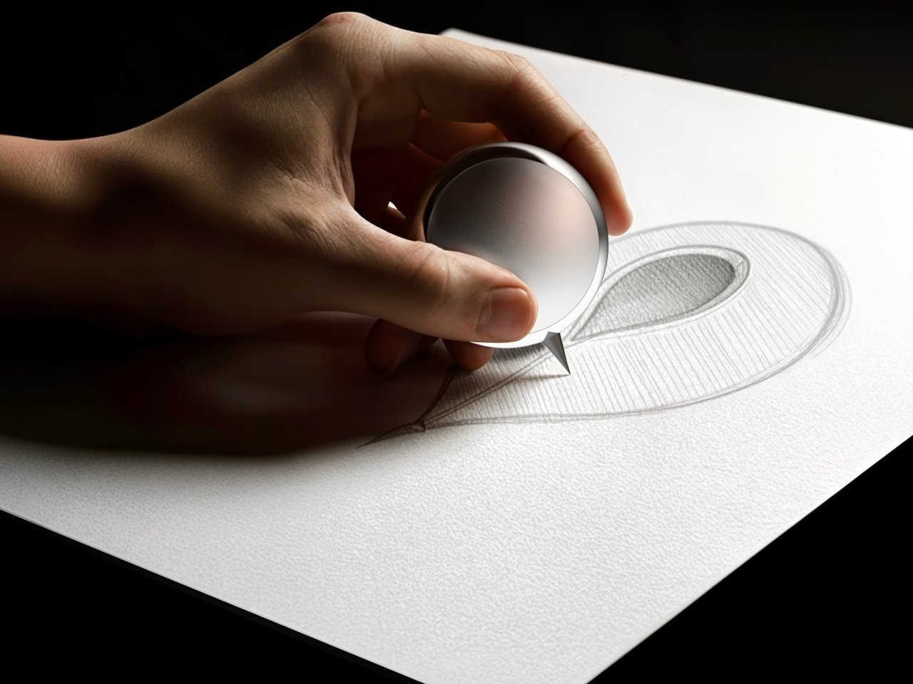 这只铝球铅笔让你画画像个穴居人图片