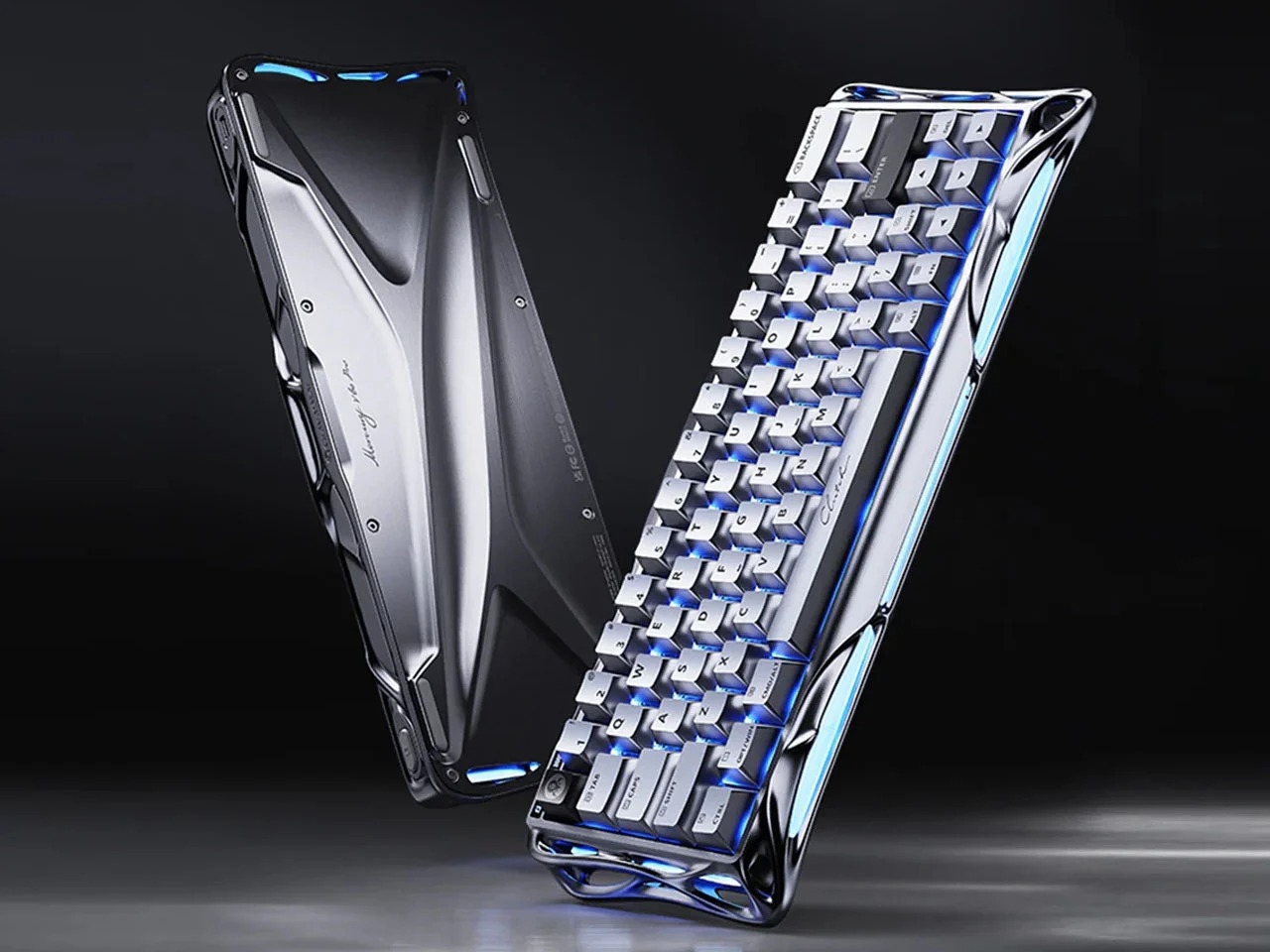 具有严肃科幻氛围的GRAVASTAR MERCURY V60专业豪华版键盘图片