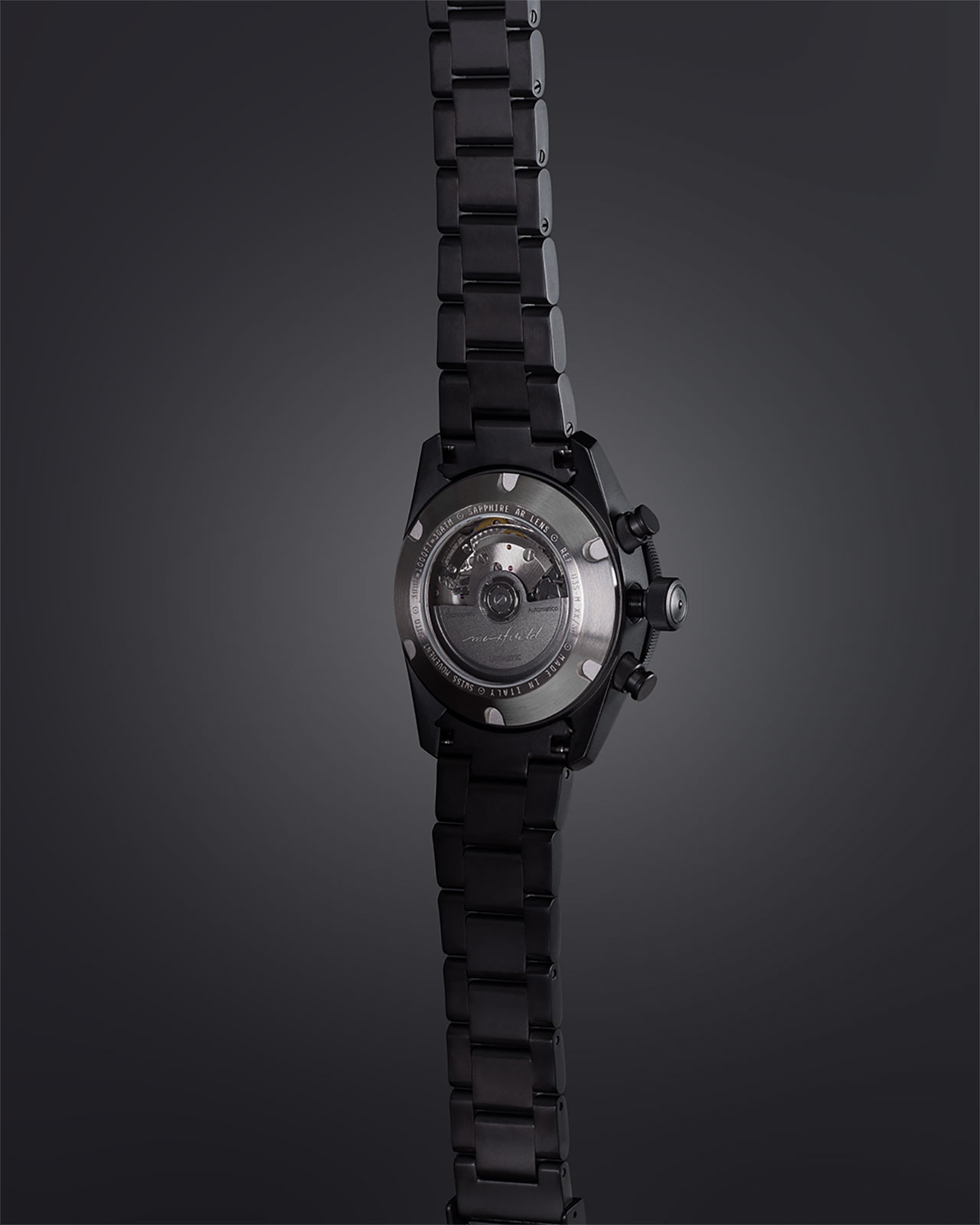 UNIMATIC x Maxfield首次亮相隐形全黑计时手表---酷图编号4