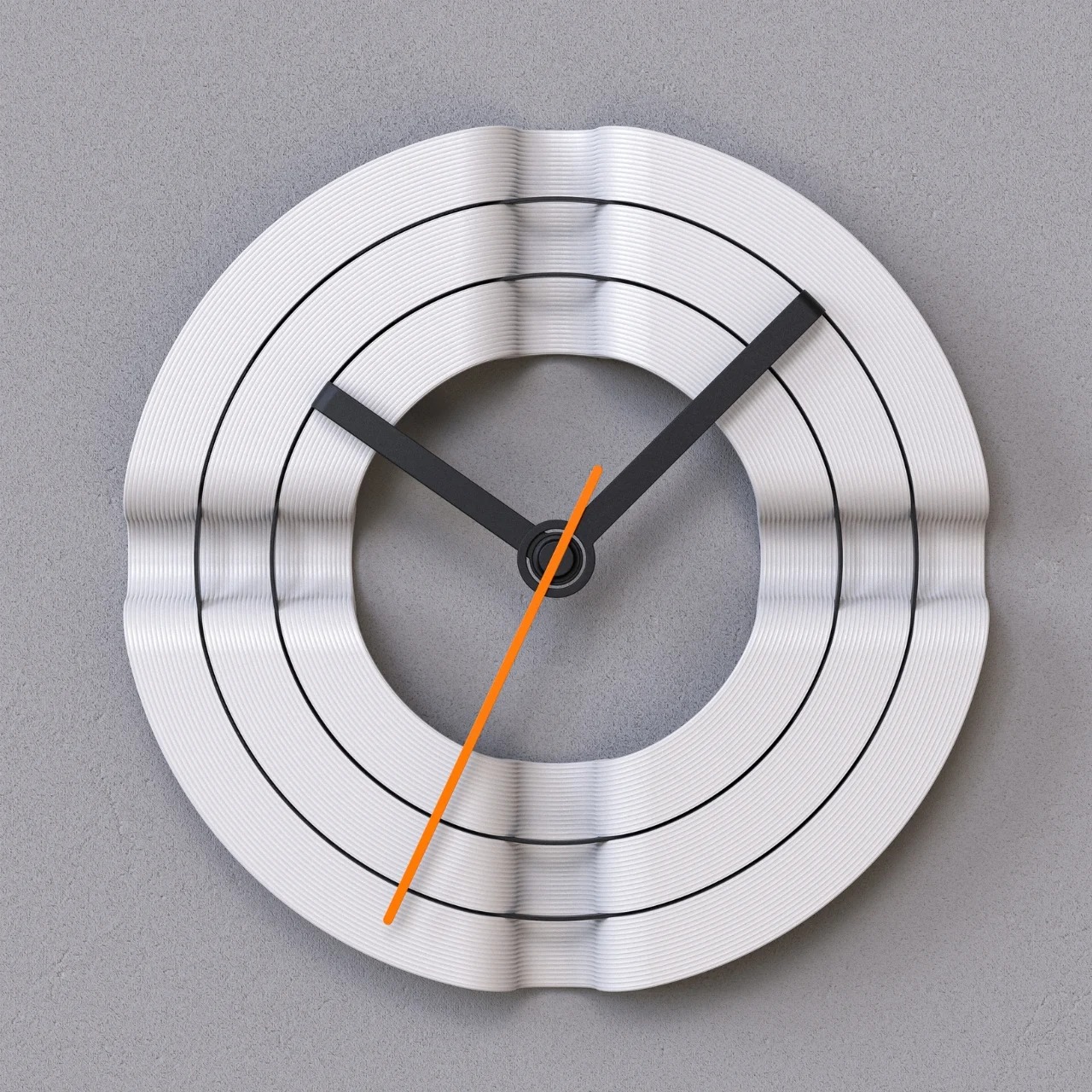 使用轨道环来报时的3D打印时钟---酷图编号3