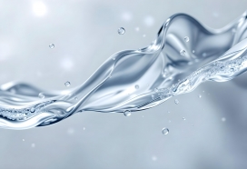 丝滑的冰晶水花